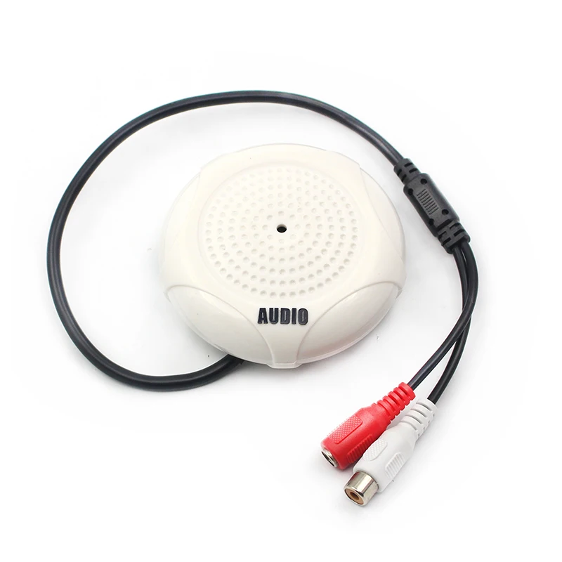 

High fedility no noise CCTV microphone sound pickup 150 square meters with CE FCC ROHS for cctv camera