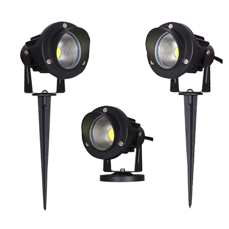 LED COB Outdoot IP65 Waterproof 3W 5W 10W Garden Lamp AC85-265V DC12V Outdoor Lighting Garden Light Landscape LED spotlight