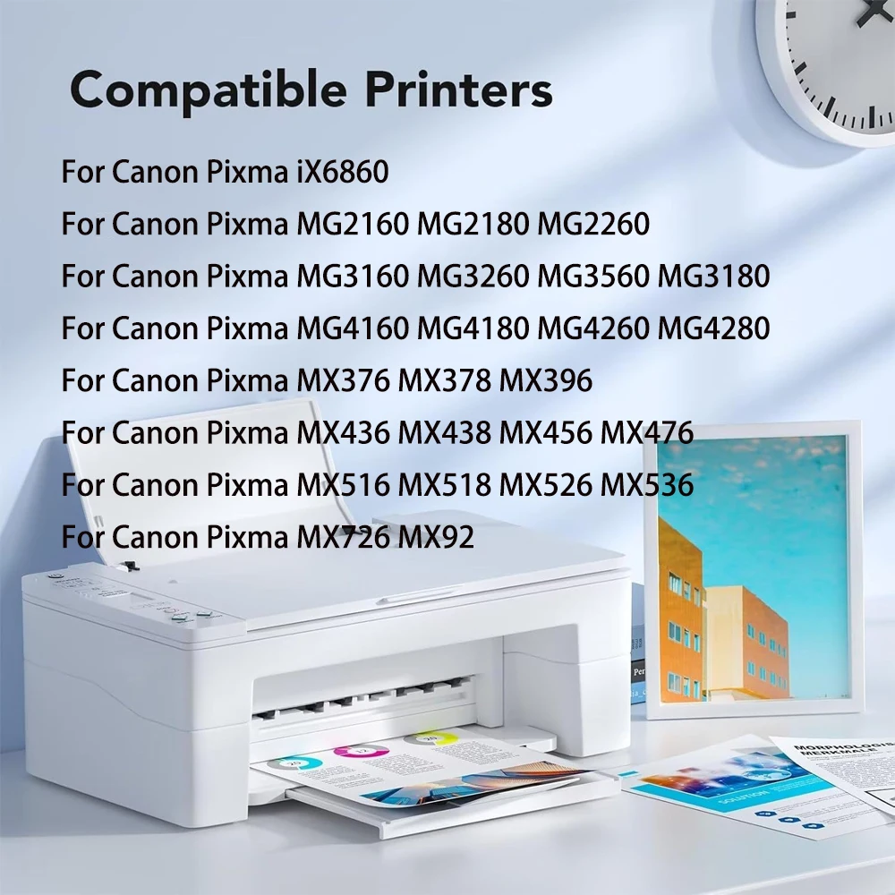 PG-640 CL-641 Smart Cartridge Refill For Canon PG640 CL641 For Canon Pixma MG3560 MG3660 MG4160 MX376 MX396 MX436 MX456 MX476