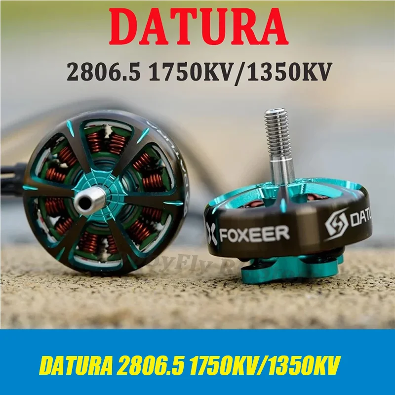 Foxeer Datura 2806.5 1750KV 1350KV 4-6S Brushless Motor for FPV Freestyle Long Range LR 6 LR7 Drones DIY Parts