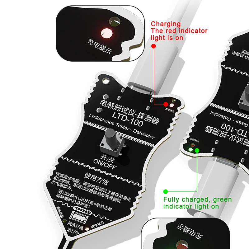 LTD-100 Motherboard Coil Tester Inductor Detector Tool For PC Motherboard Repair Electromagnetic Induction Quick Fault Check
