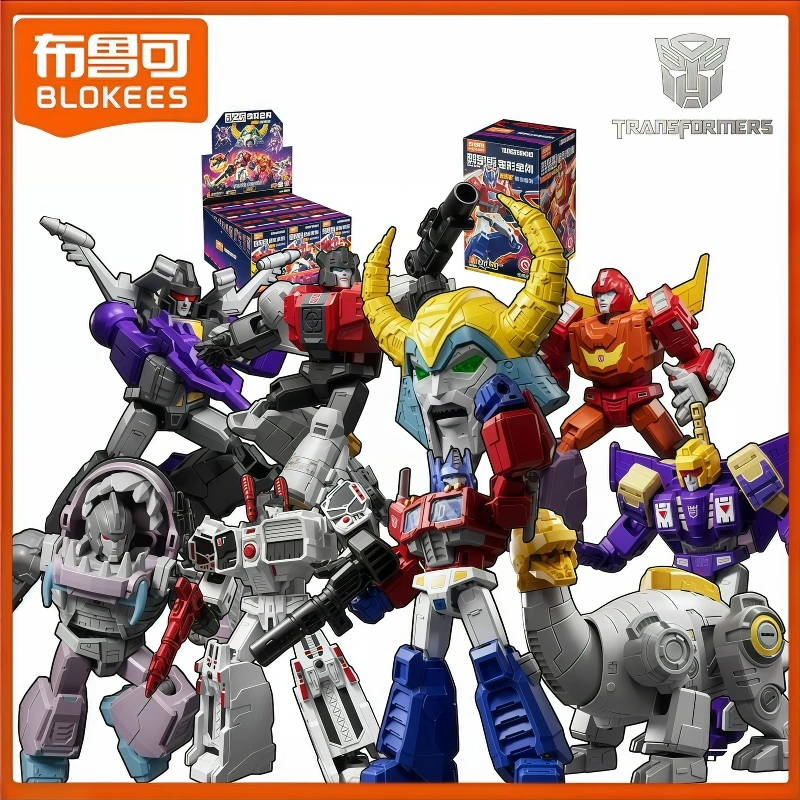 BLOKEES Blocs de construction Transformers Série Star 8 Collection officielle authentique Modèles à assembler Jouets Blocs de construction Cadeau de festival