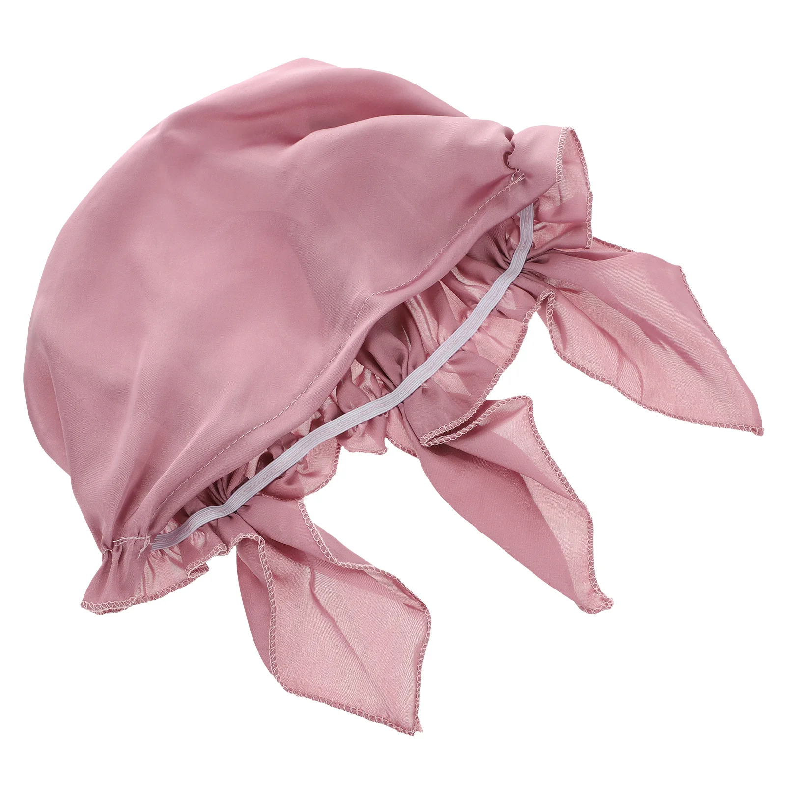 1 قطعة قبعة النوم محاكاة الحرير العناية بالشعر قبعة الحبس الأم ليلة النوم قبعة مريحة قابلة لإعادة الاستخدام مريحة
