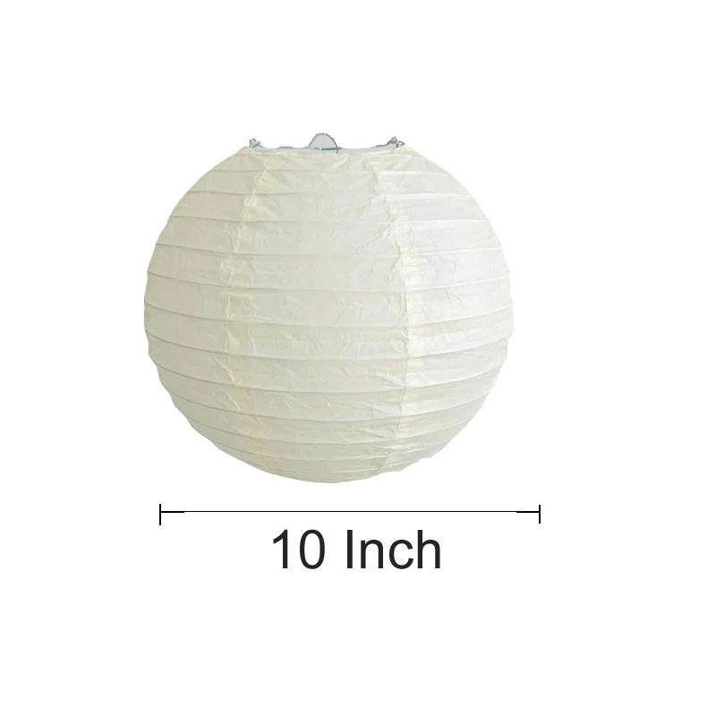 Round Paper Lantern, Chinese, Colorful Paper Lampion for Wedding, Christmas Parties and Events, Home and Garden Decor, 10