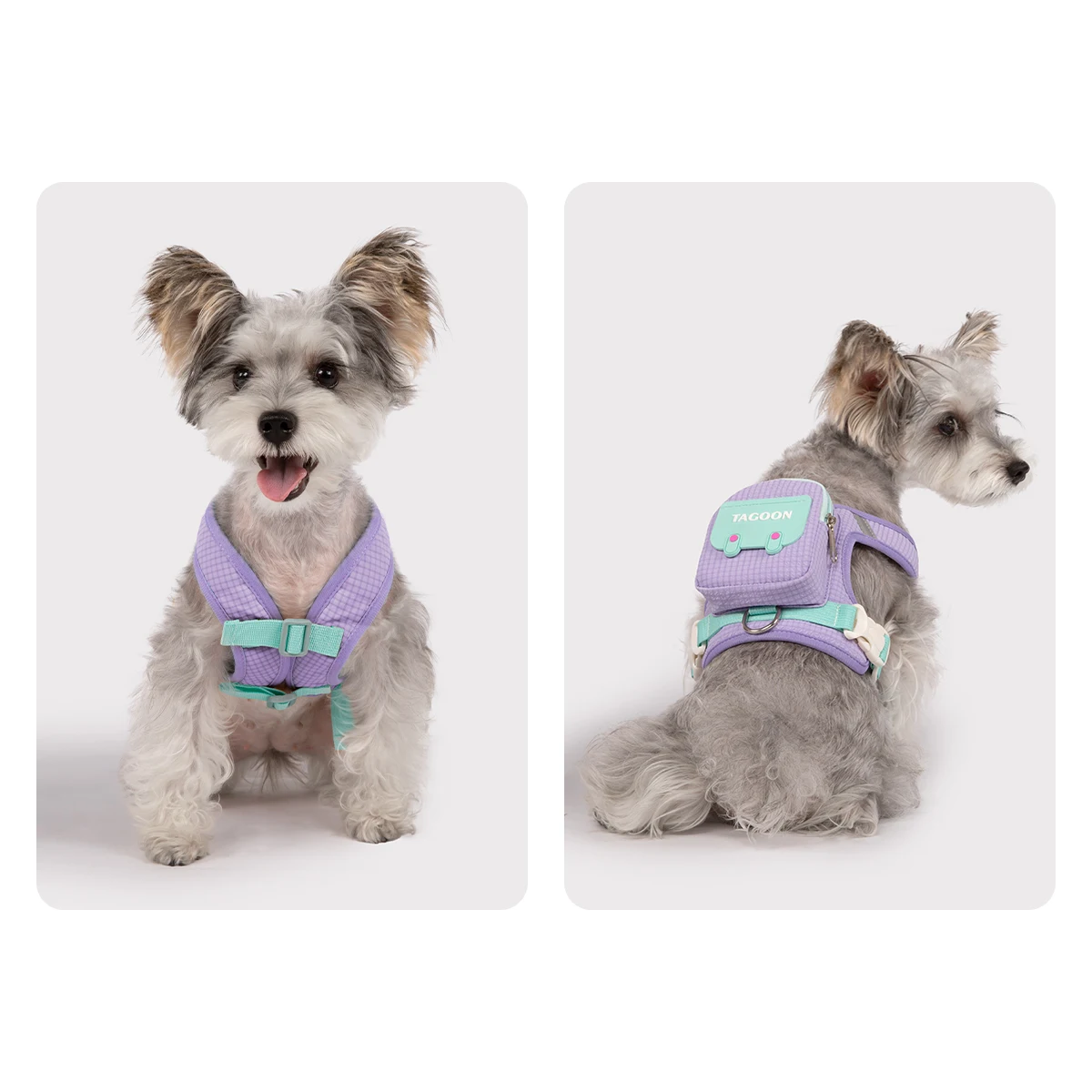 Hundegeschirre und Leinen mit weichem Design, ausbruchsicherem, atmungsaktivem Futter, geeignet für Kätzchen, kleine und mittelgroße Hunde. Hundegeschirr. – Detail 18