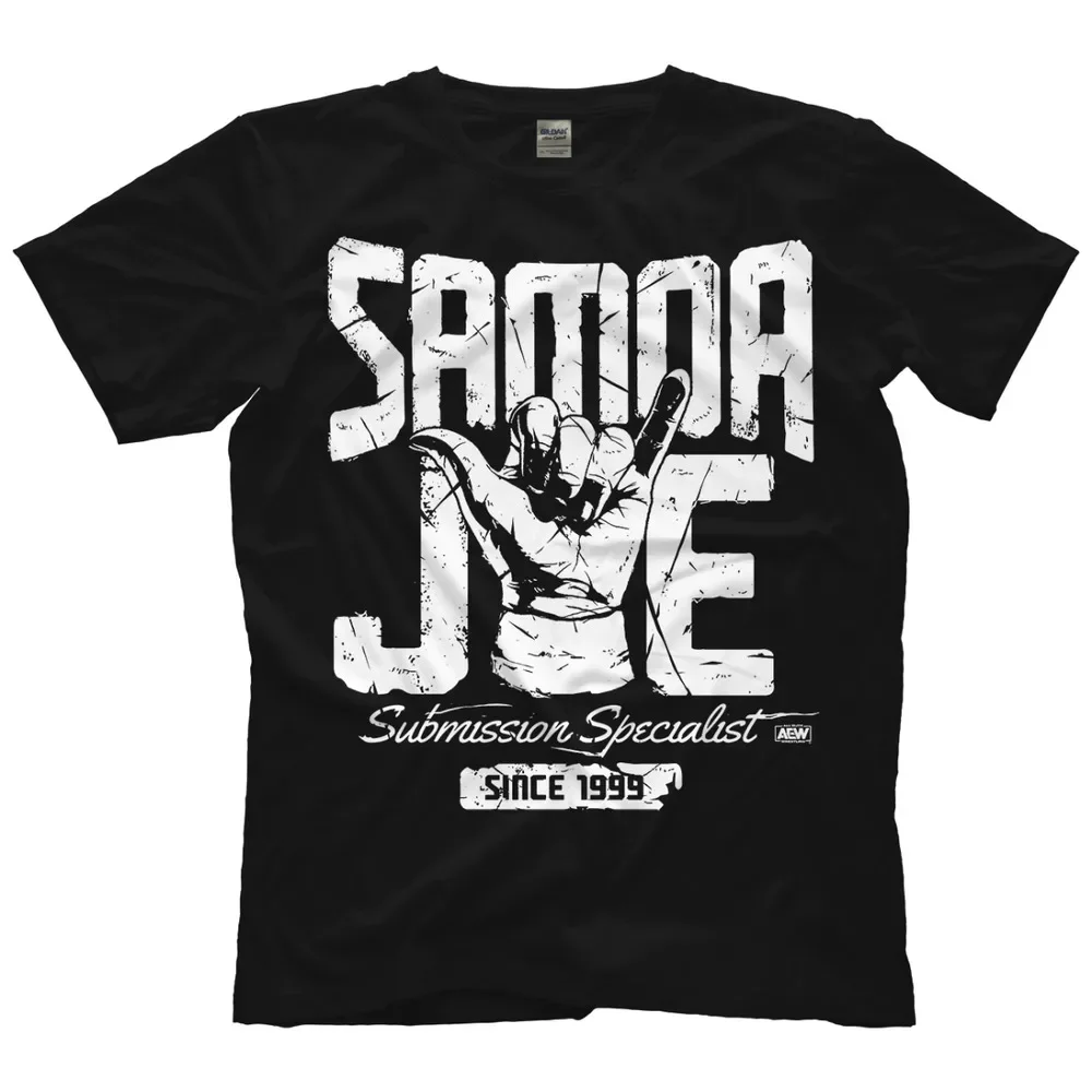 Samoa Joe - Submission Specialist AEW Official T-Shirt  High Quality 100%Cotton Short Sleeve