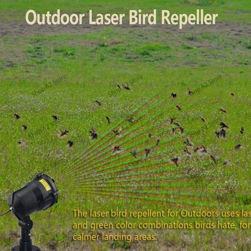 Outdoor Laser Bird Repellent Light Farmland Substation Warehouse Bird Repellent Device Is Suitable for A Variety of Places