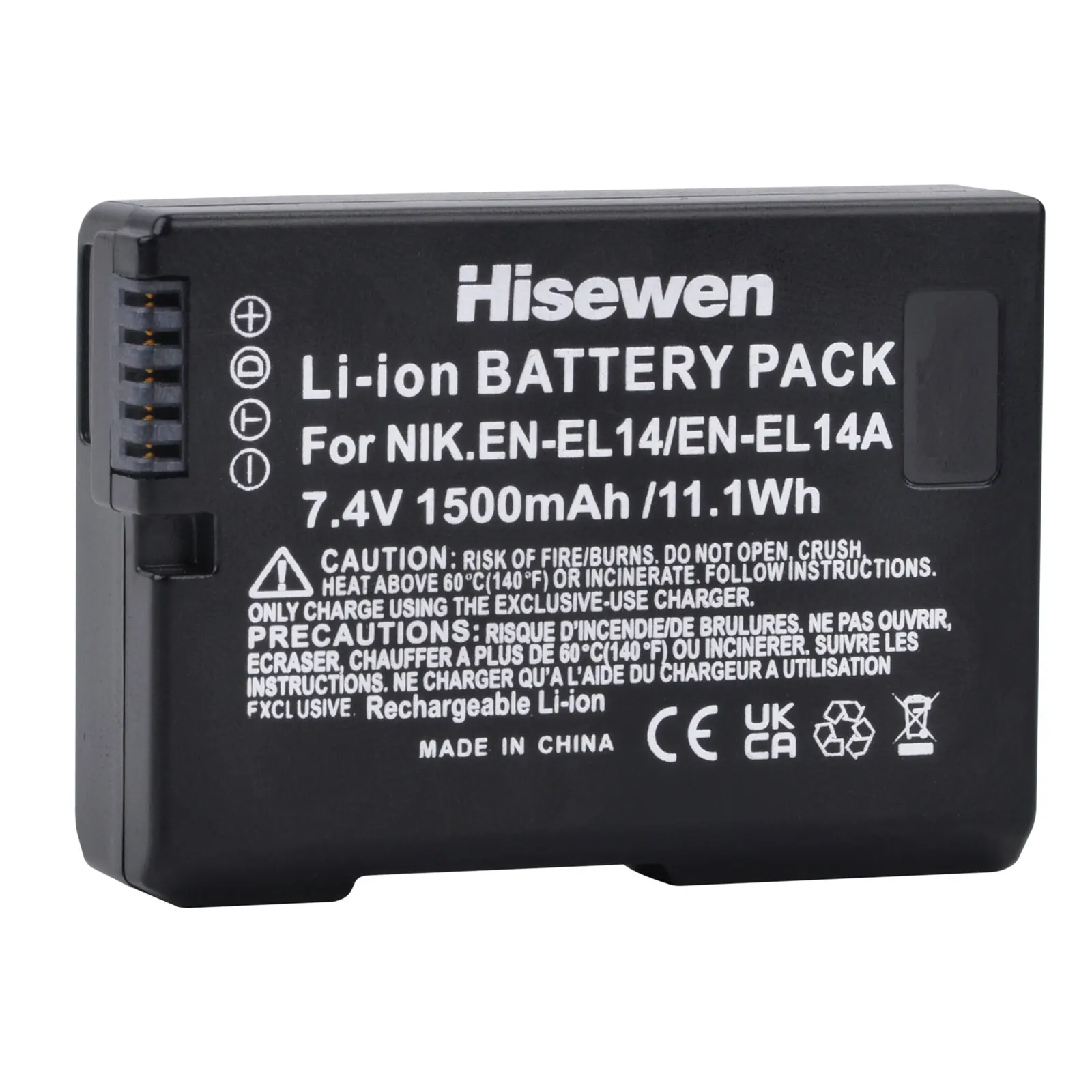 1500mAh EN-EL14 EN-EL14A ENEL14 bateria do Nikon D3100 D3200 D3300 D3400 D3500 D5600 D5100 D5200 P7000 + podwójna ładowarka USB LCD