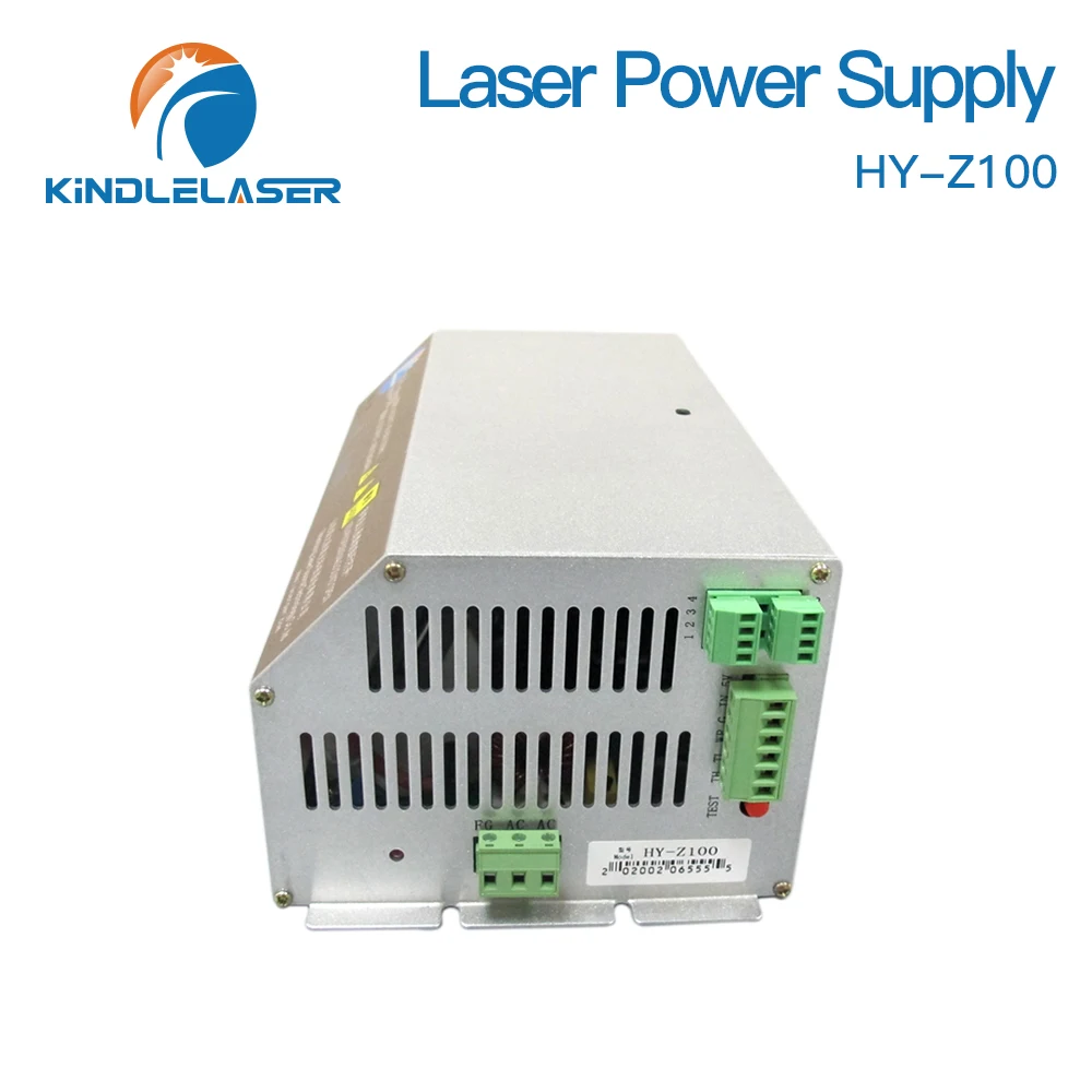 Kindlelaser HY-Z100 100W Alimentatore laser CO2 Serie Z con cavo AC90-250V Tubo EFR per tubo laser CO2 Reci Yongli Spedizione veloce