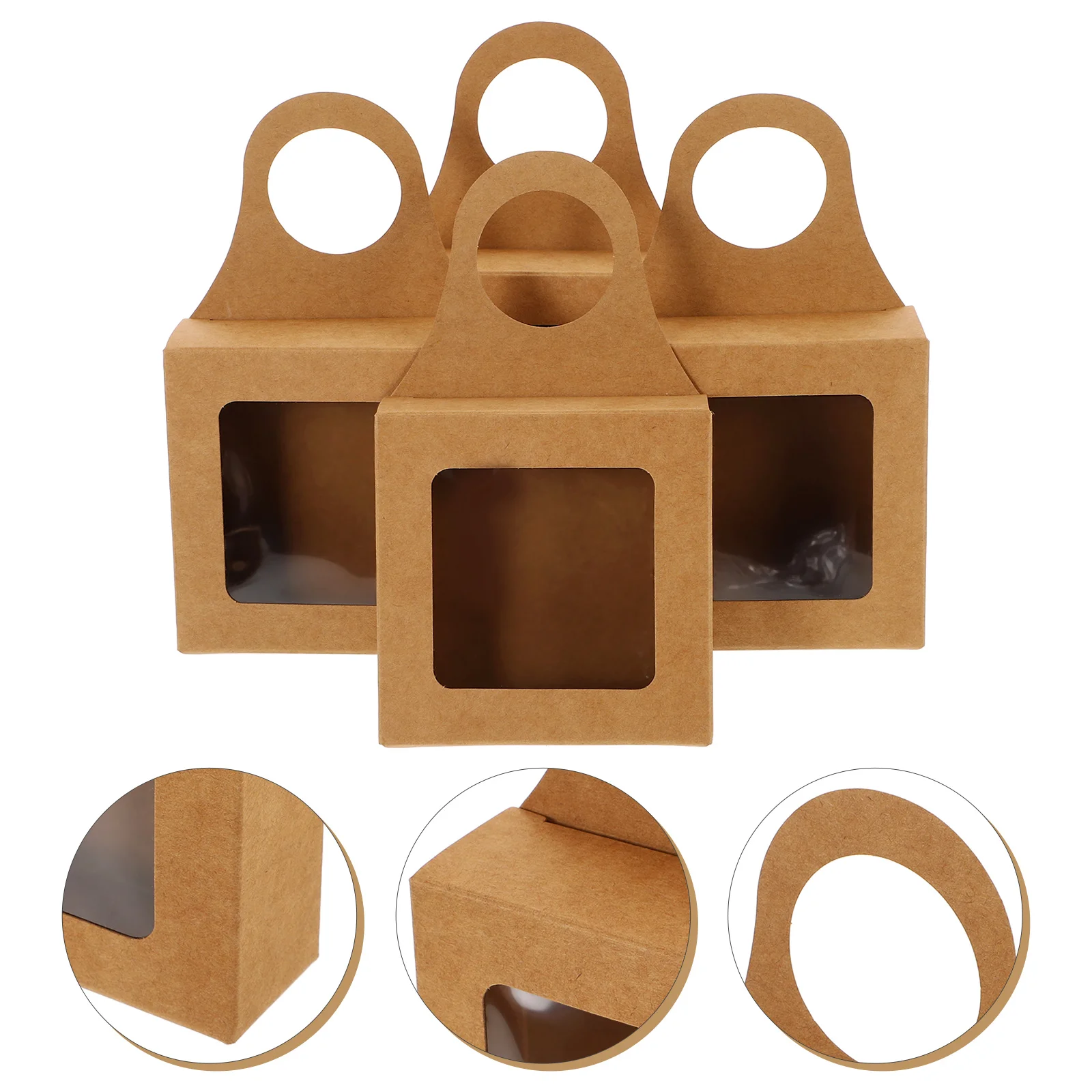 

20 Pcs Macaron Retro Case for Gifts Holder Household Bottle Organizer Hanger Favor Boxes Christmas Cookie