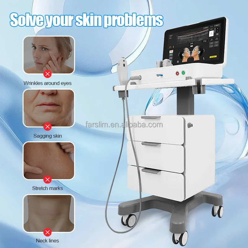 Hot Hefu 2.0 Neuestes nicht-invasives Anti-Aging-Facelift-Körper-Schlankheitsgerät Hefu Gesichtspflege 6 Patronen Hautstraffung Schönheitsgerät