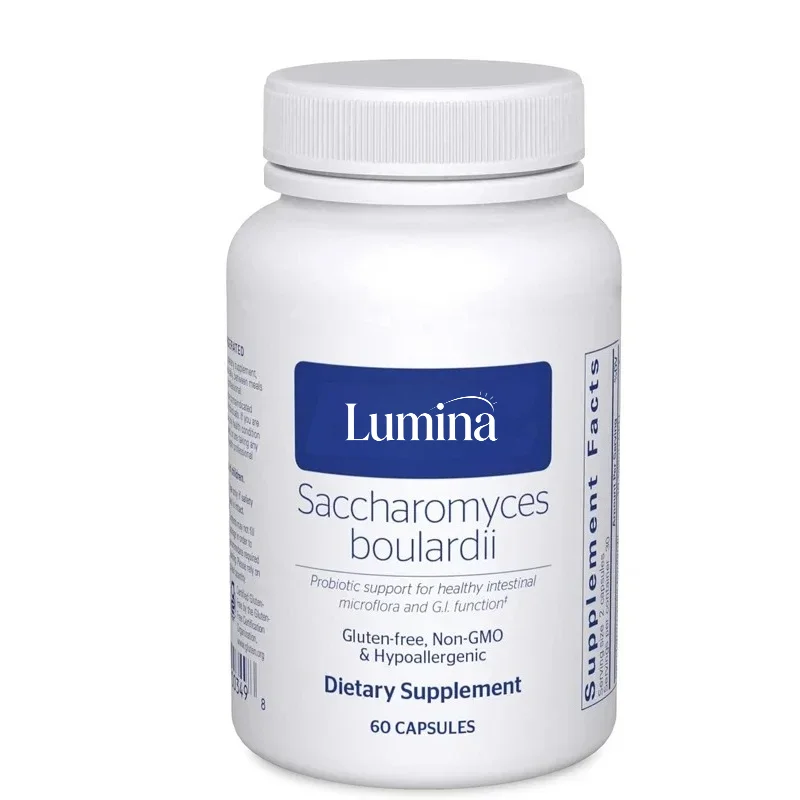 Saccharomyces Boulardii - Natural Probiotics To Balanced Intestinal FLORA -60 Capsules