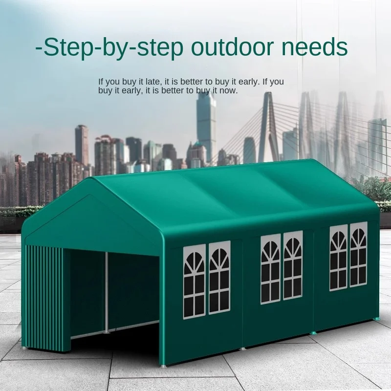 Car shed, parking shed, household car shed, mobile garage shed, sunshade, awning, outdoor simple tent