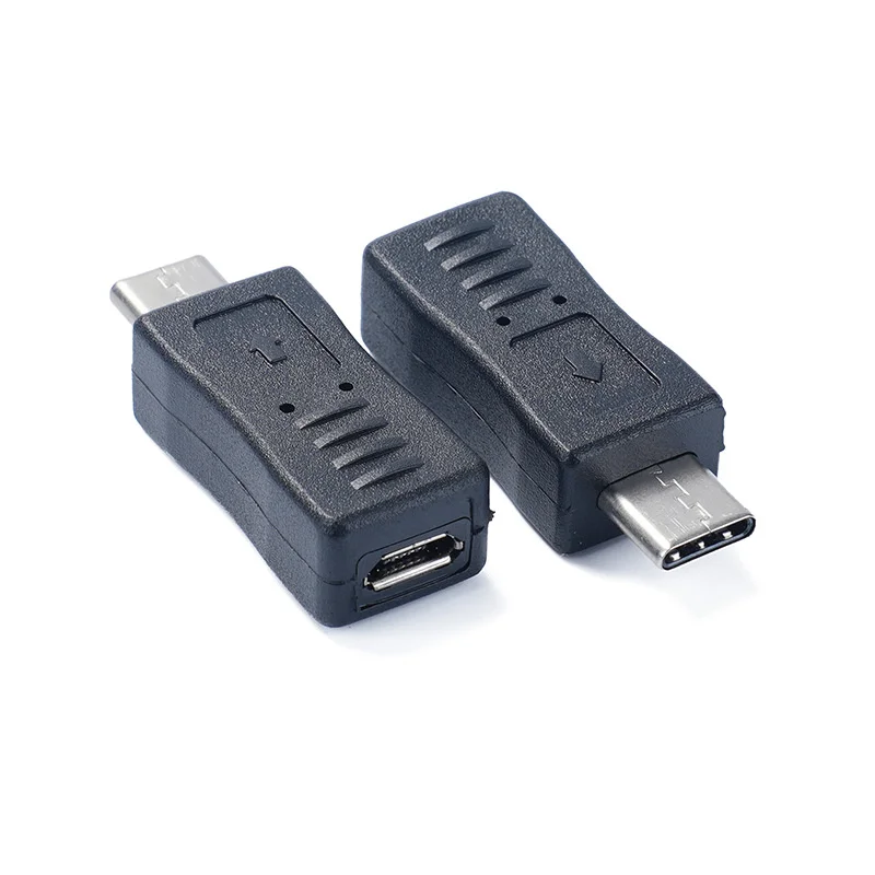 USB2.0 Micro 5p Female to Type-C Male Adapter Android Phone Tablet Data Transfer Charging Adapter