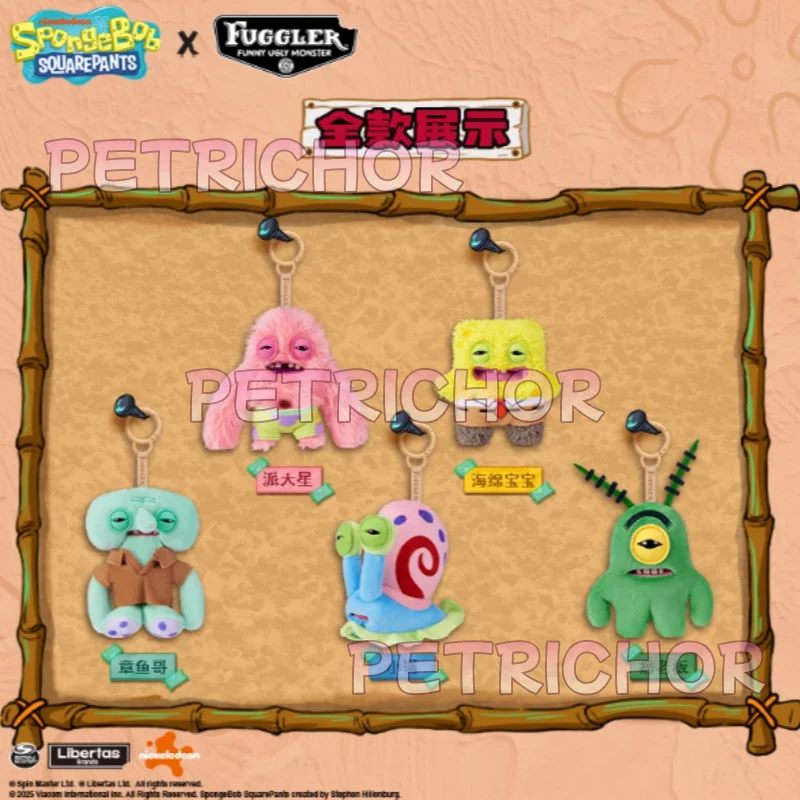 

Новый официальный оригинальный милый зубной монстр Губка Боб Квадратные штаны Co Фирменный кулон с уродливым, милым и забавным кукольным брелоком