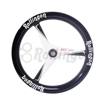 Rollingon roda sepeda RC180, suku cadang pit serat karbon Pushbike 12 inci dapat disesuaikan, modifikasi Walker Light roda RC180