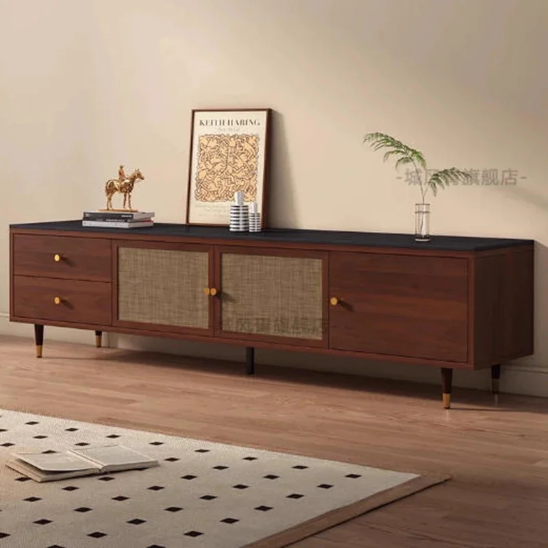 

Wood Drawers Tv Stands Universal Aesthetic Minimalist Designer Tv Table Hallway Living Room Muebles Para Tv Unique Furniture