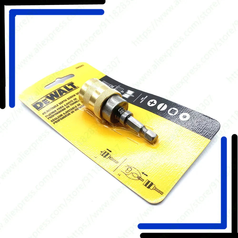 DEWALT d2043 1/4in hexagonal ajustable tornillo de ajuste de profundidad destornillador de profundidad accesorios de herramienta eléctrica