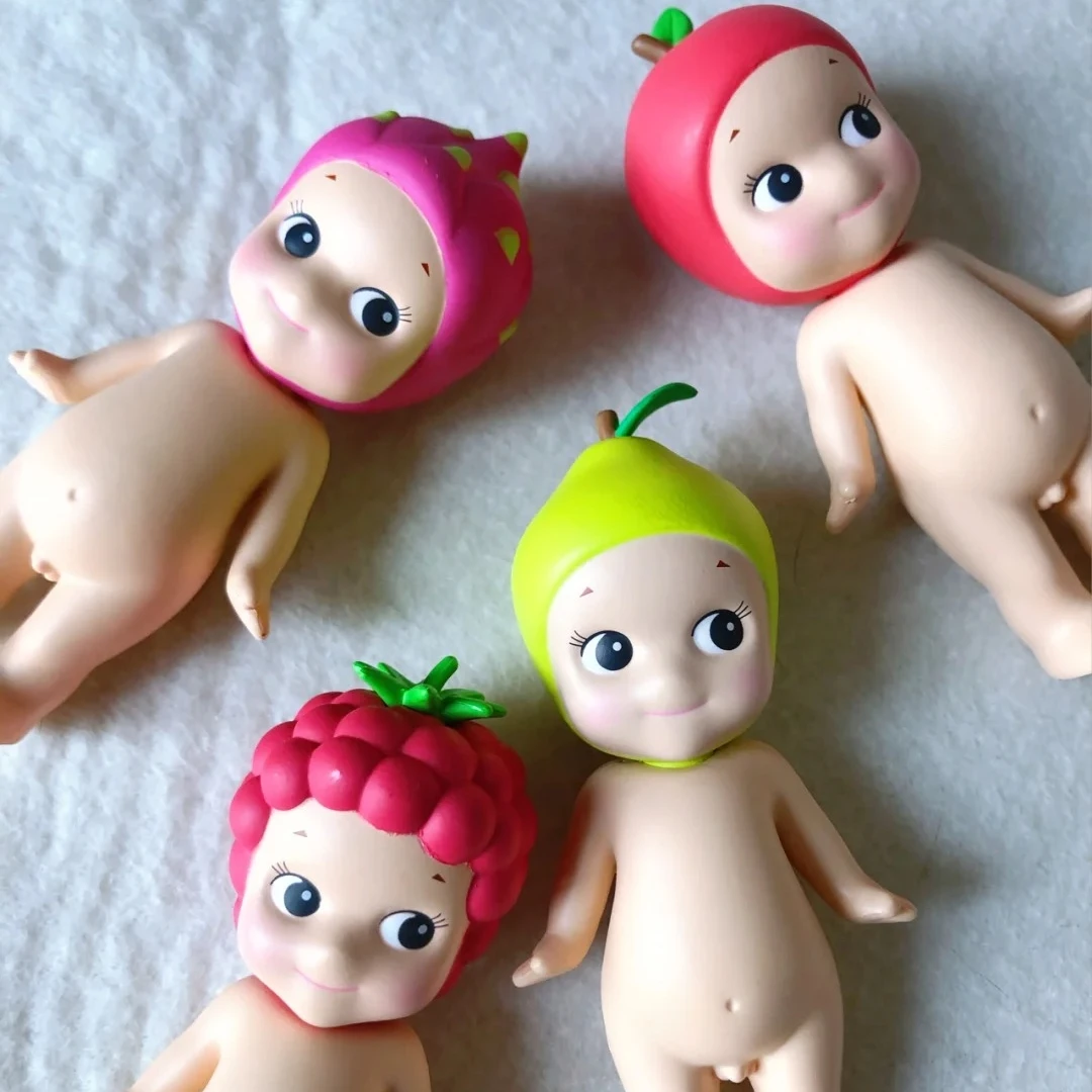 Scatola misteriosa di seconda generazione della serie Sonny Angel Fruit; Mini modello di decorazione per il desktop della bambola anime carina raccogliere il regalo dei bambini giocattolo