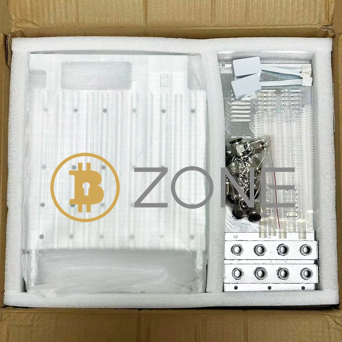 Imagem -06 - Alumínio Water Cooling Block Plate Kit Radiador Adequado para Bitmain Antminer S19 S19pro S19j S19jpro S19xp