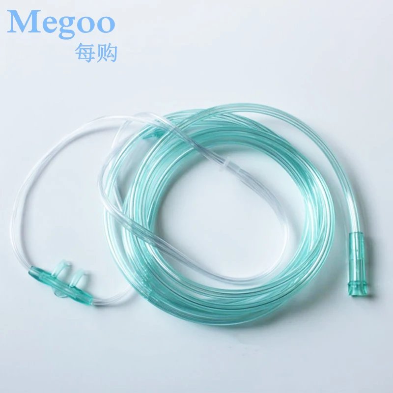 

20Pcs Disposable Double Nasal Straw Type Oxygen Suction Tube Soft Medical 2M Nasal Oxygen Cannula For Oxygen Generator