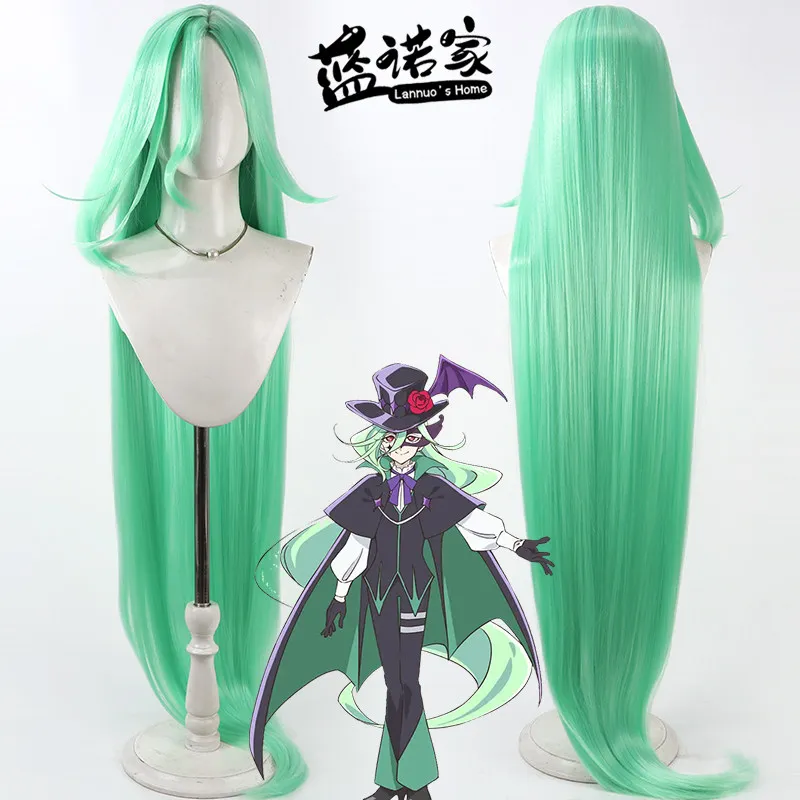 

Парик для косплея в стиле аниме Niji, реквизит для Хэллоуина и карнавальных вечеринок, синтетические волосы из термостойкого волокна + шапочка для парика