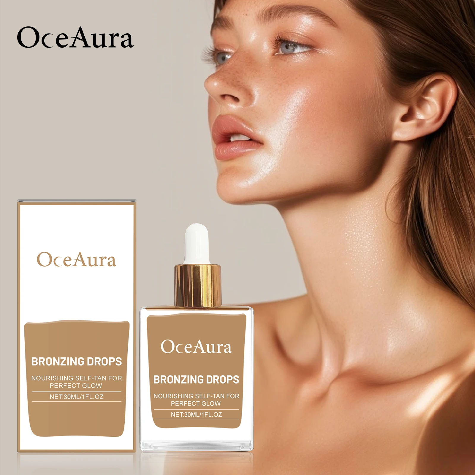 Tanning Drops Outdoor Tanning Bronzing Accelerator Promote Skin Pigmentation Prevent Dryness Moisturizing Body Self Tanner Drop