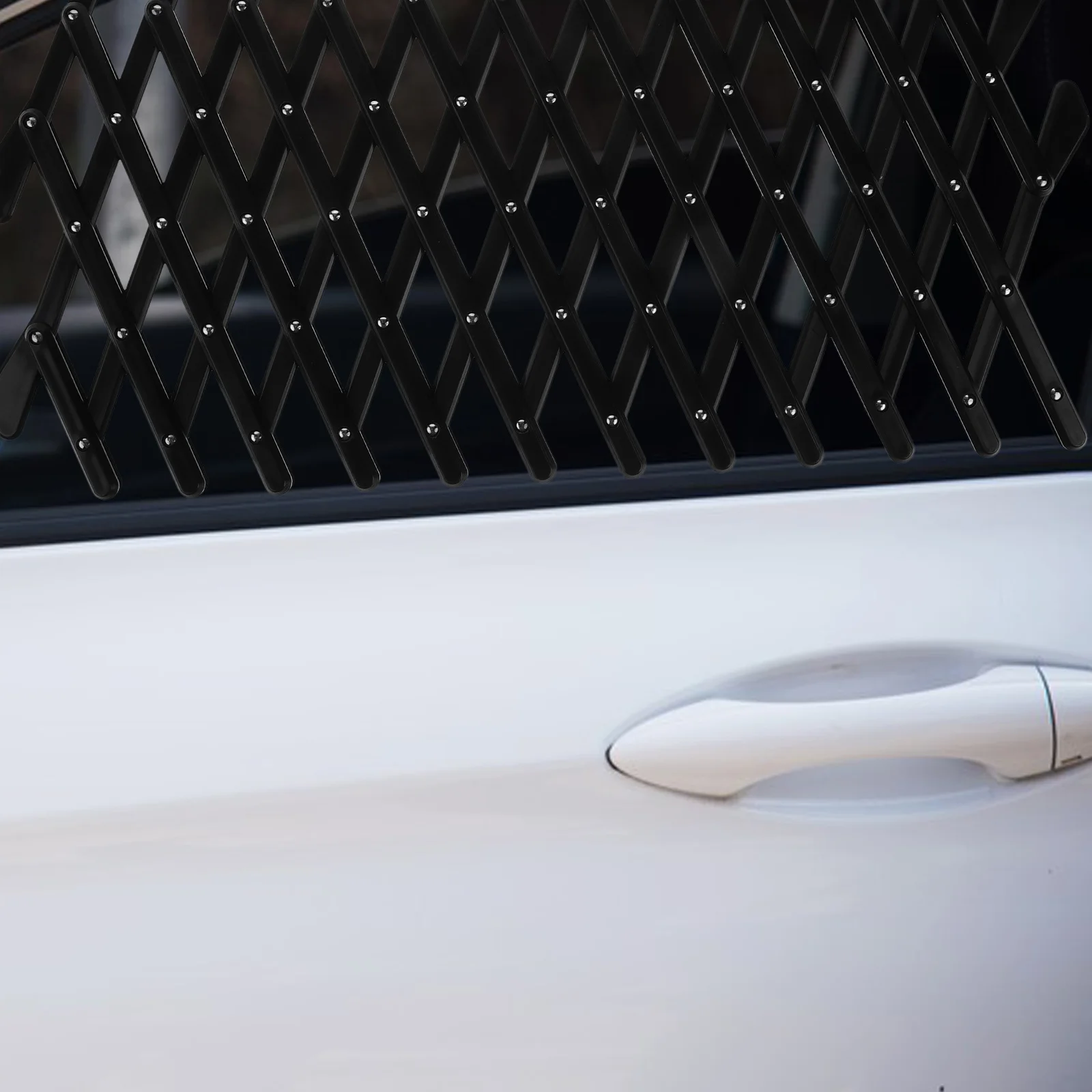 

Pet Fence Car Barrier for Dogs Adjustable Window Guard Mesh Automotive Supplies Durability Safety Compatibility