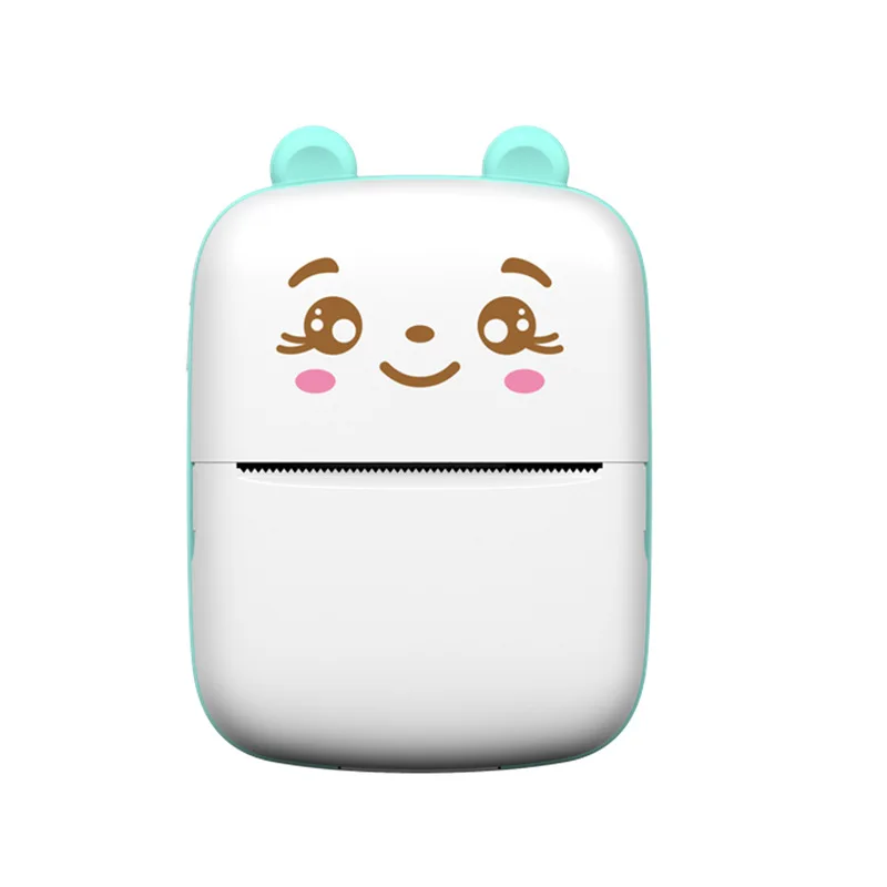 Mini Portable Thermal Wrong Question Printer Pocket Photo Label Printer for Student Homework Study Note Receipt Sticker Printing