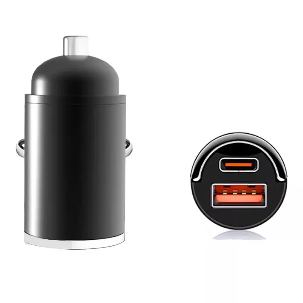 

100W PD QC Pull Ring Fast Charging Car Charger USB C Car Phone Charger Adapter Android and Apple Universal