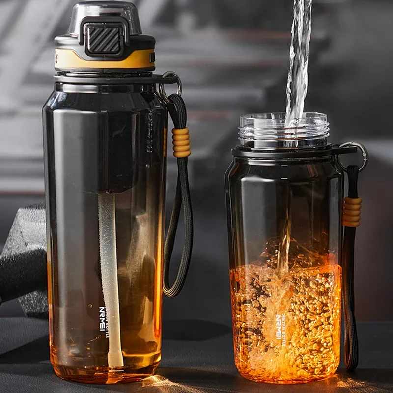 Large Capacity Portable Water Cup Sports Kettle Leak-proof Outdoor Travel Fitness Drinking Bottle For Outdoor Sports Fitness