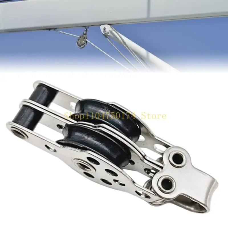 Marine Pull Guide Pulley Block with 316 Steel Frame and Sheave Top Sale