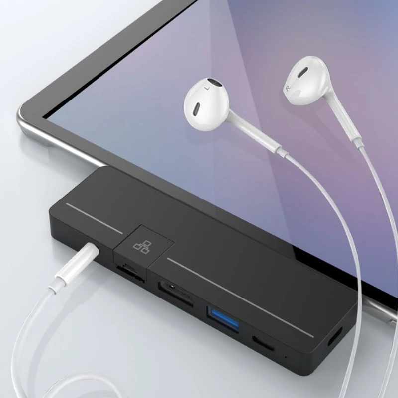 محطة إرساء USB C لـ Pro9/8/× 4K DESOLY DATELOY 5GBPS