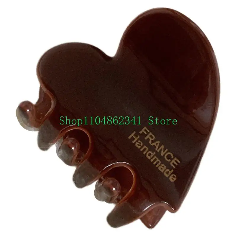 5asd Tóc độc đáo Claw Claw Clip lớn Nacreous Tóc Tóc Tóc Trang tính Elegant Heart Hair Claw Claw Claw Tóc trang trí