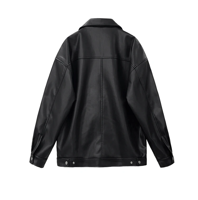 Mauroicardi Spring Autumn Cool Luxury Short Black Soft Light Pu Leather Jacket Men Zipper Casual Mens Jackets and Coats Fashion 30 S6f1dcd6567614386957b1449cea75599M