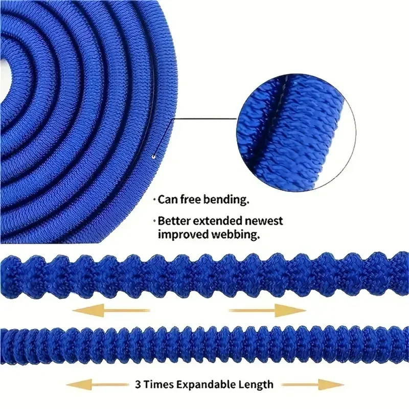 25Ft-125Ft Garden Water Pipe Flexible Expandable  High-Pressure 10-Function Spray, Garden Hose, Irrigation Supplies Water