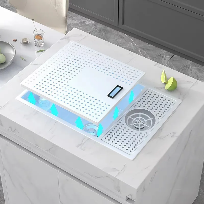 

White Bar Small Sink Mini Small Sink Island Invisible Small Size Sink Coffee Shop Concealed Cup Washer