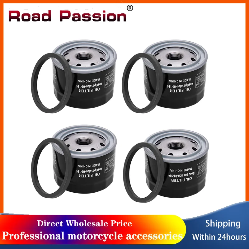 1/2/4pcs Motorcycle Oil Filter For Piaggio Scooter 400 500 530 MP3 For Peugeot Scooter 400 500 Geopolis For Aprilia 500 Atlantic