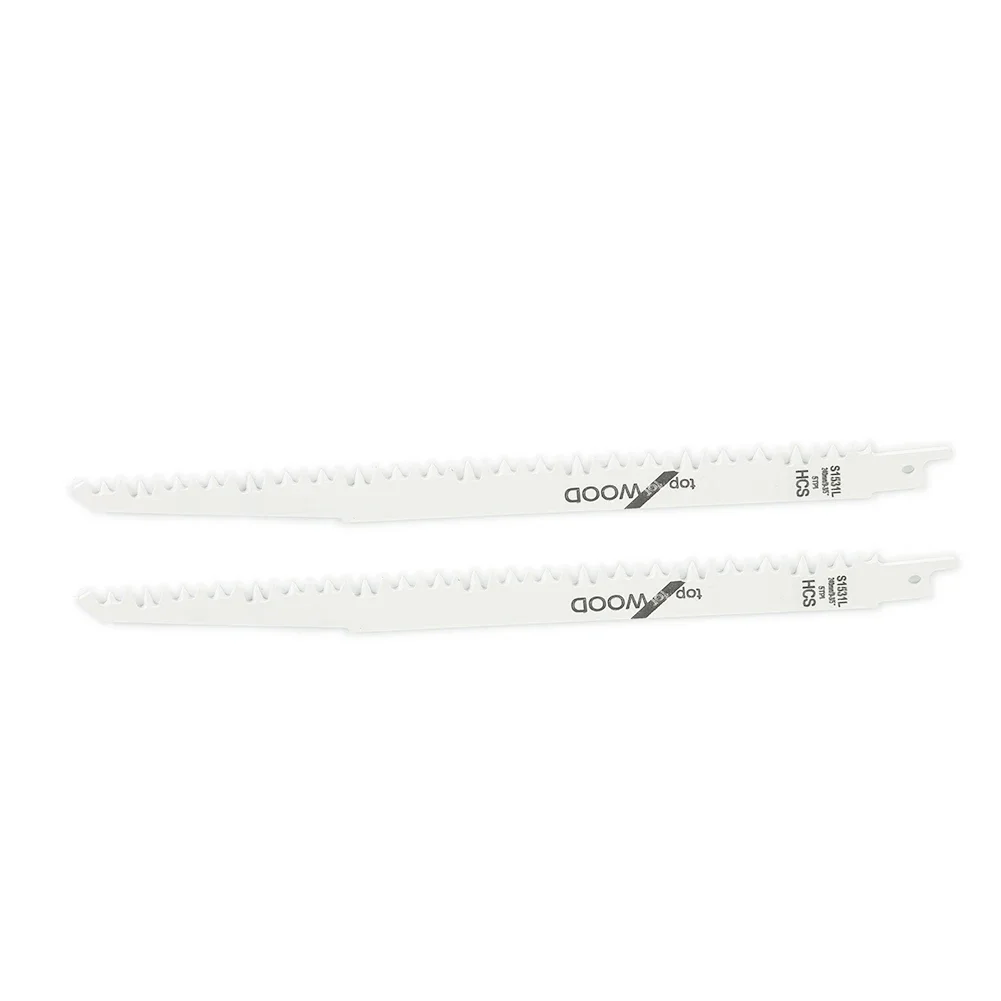 Hoja de sierra alternante para carpintería, herramienta de corte rápido 5TPI, 240mm, 9,5, 2 piezas, S1531L, para madera, Metal y plástico
