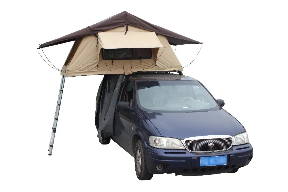 2021 Roof Top Tent Install on Cars Roof For Camping and Outdoor 1.4*2.4m for 1-2 person Car Tent