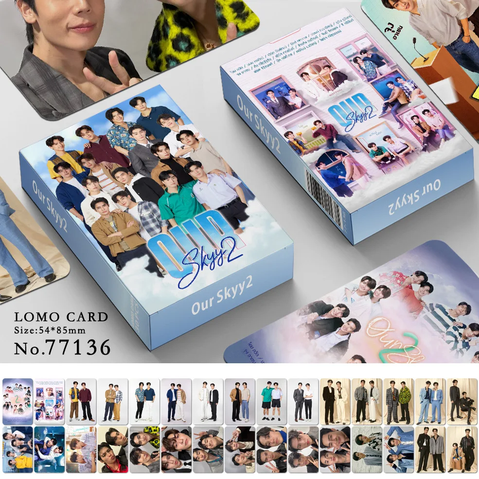 lomo cartao album de serie dramatica tailandesa double sided cartao foto pequeno photocards presente colecao dos fas nosso ceu 30 pcs 01