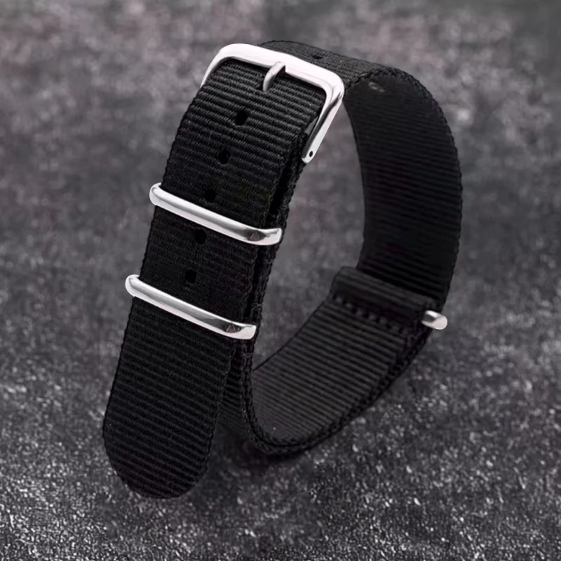 Universele Canvas Horlogeband 18mm 20mm 22mm Nylon Polsband NAVO Horlogeband Voor SEIKO Tissot Swatch OMEGA IWC CASIO Armband