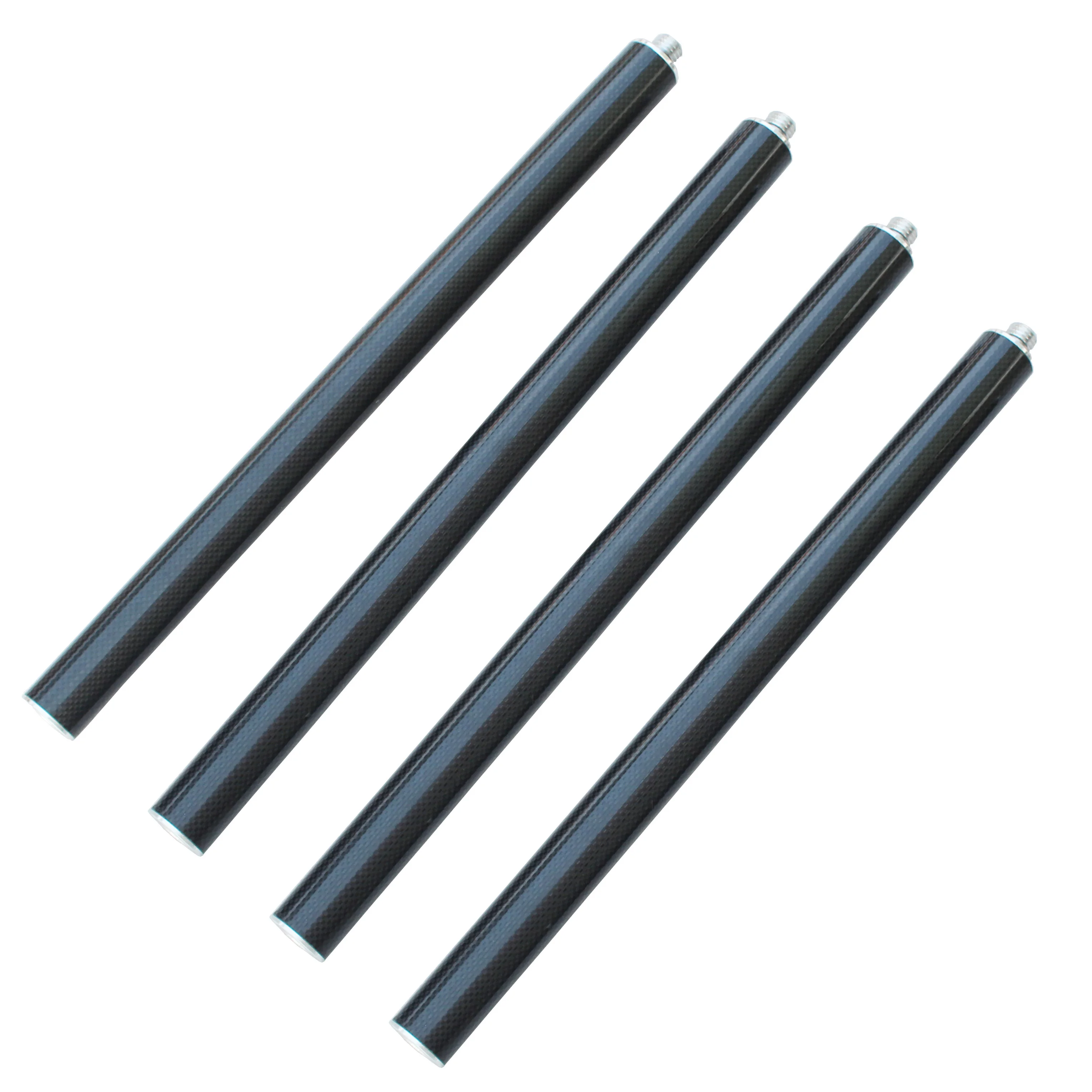 Black Carbon Fiber Measuring Rod Canopy Rod Diameter 32mm Length 45cm Measuring Rod for Surveying and Mapping