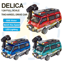 1/24 Full Scale 2WD RC Vehicle 2.4G Simulation Radio Control Rear-wheel Drive Remote Control Car with Lighting System Model Toys