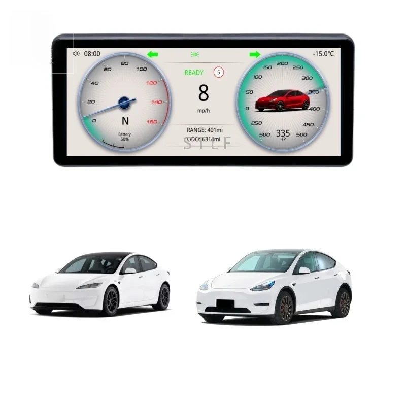 

Best Car Dashboard Model 3 Model Y Real-Dashboard Stereo ing Digital nal Display Carplay