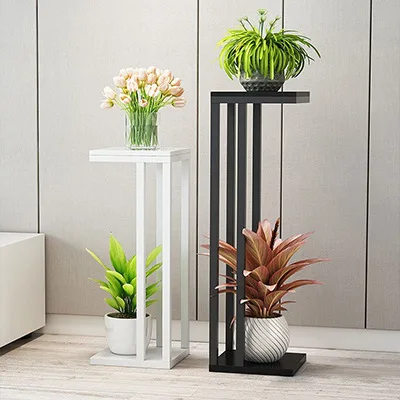 Art Flower Shelf Living Room Floor standing Multi storyShelf Storage Shelf Green Luo  Pot Indoor Simple