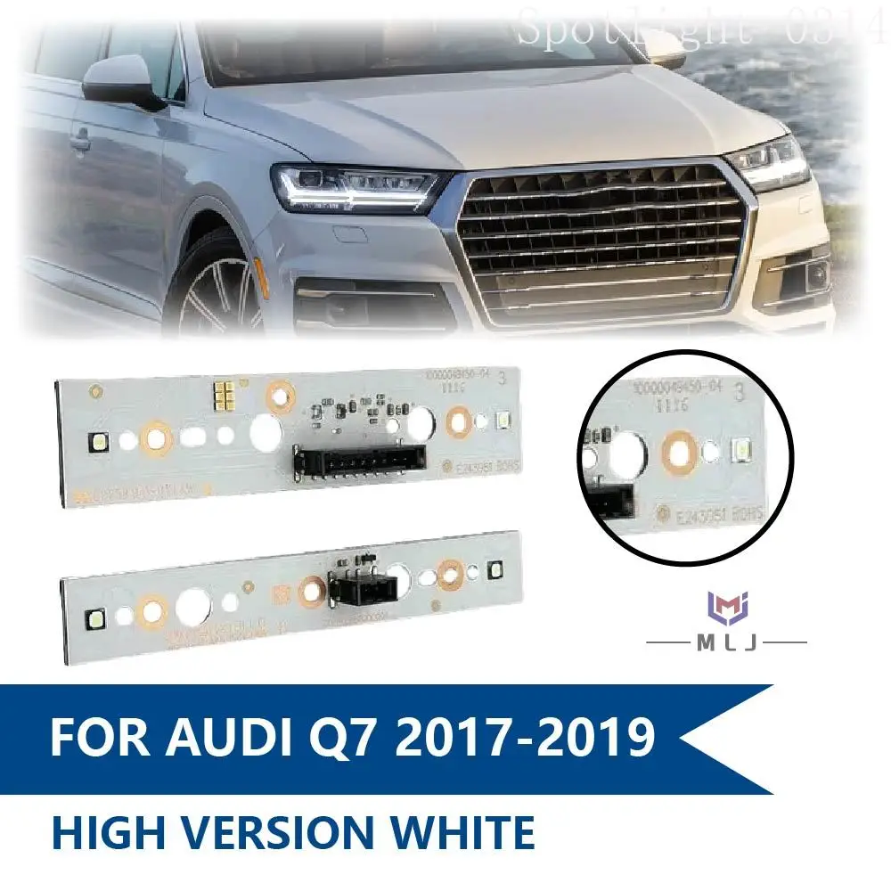 

Angel Eye Board For Audi Q7 2017-2019 High Version White LED Chips DRL Turn Signal Chip Daytime Running Light Car Accessories