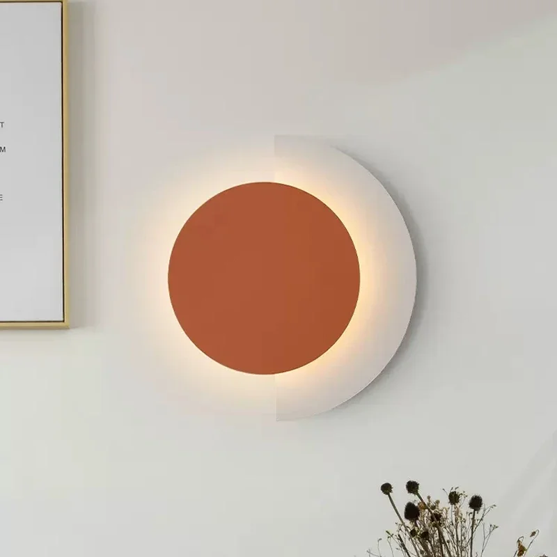 Lámparas de pared LED modernas, iluminación de pared de fondo para dormitorio, mesita de noche, comedor, sala de estar, pasillo, accesorios de iluminación decorativos