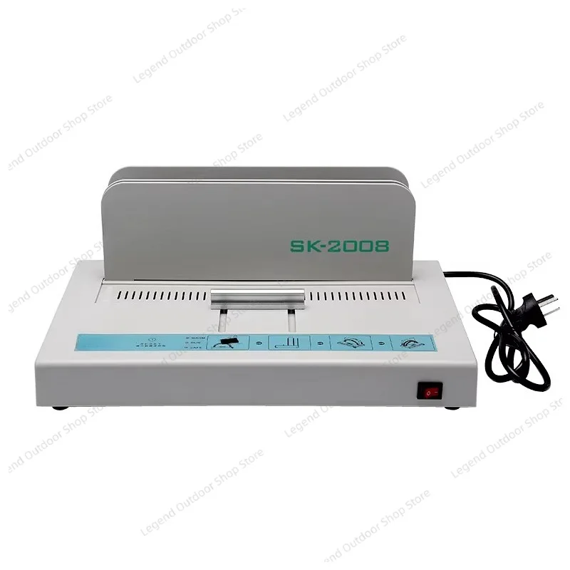 Small hot melt binding machine glue binding hose rubber strip automatic office voucher manual universal machine
