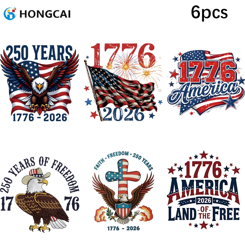 6-pecas-transferencias-dtf-patrioticas-eua-250º-aniversario-1776-2026-adesivos-termocolantes-para-camiseta-4-de-julho
